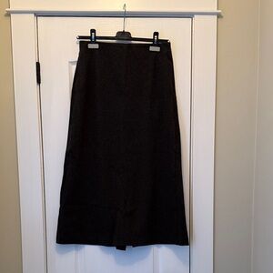 Uniqlo Dark Gray A-Line Skirt